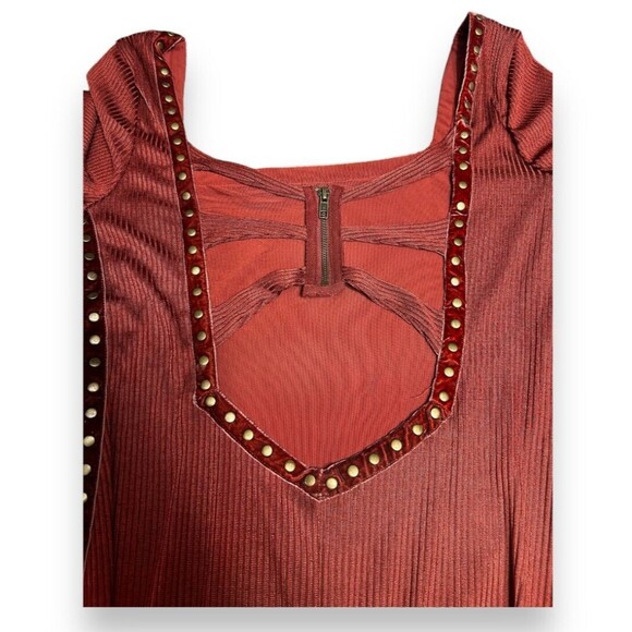 Free People Simone Red Midi Dress - Picture 10 of 16